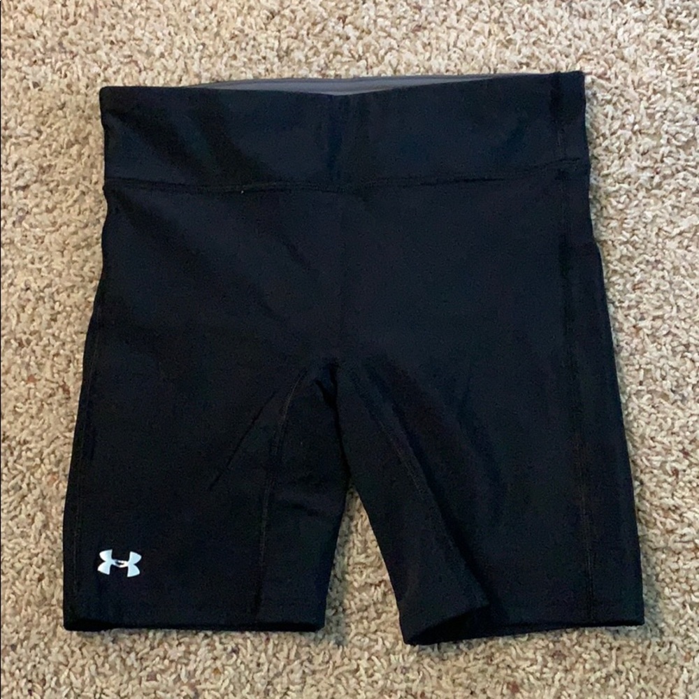 Underarmour high-waisted spandex shorts